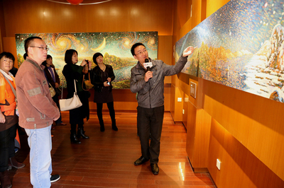 “天文科学与艺术系列展览”在上海天文博物馆开幕